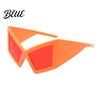 Futuristic Style Sunglasses Geometric Sunglasses Edgy Triangle Frame Shades Trendy UV Eye-catching Protection Sun Glasses for Women Street