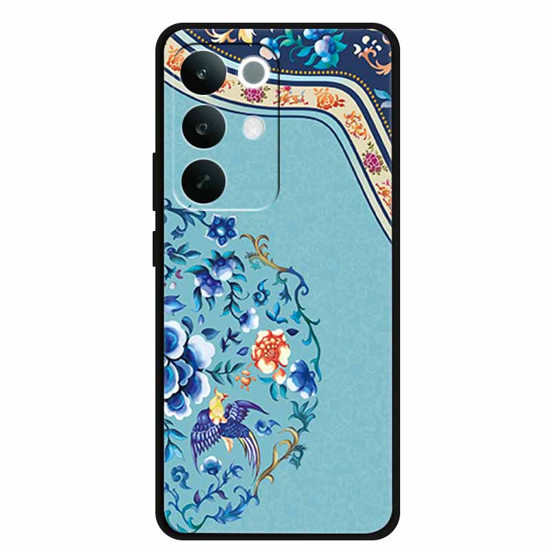 3D Dragon Case For OPPO Realme C85 4G 15X 5G Relief Coque Bumper Silicone Soft Phone Cover C 85 15 X Embossed Blossoms Funda