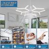 2 In 1 Ceiling Fan 4-Speed Regulation Ceiling Lamp Modern Electric Cordless Fan  Living Room