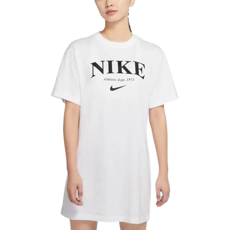 Nike Short Sleeved Dress Women's White DX6312-100