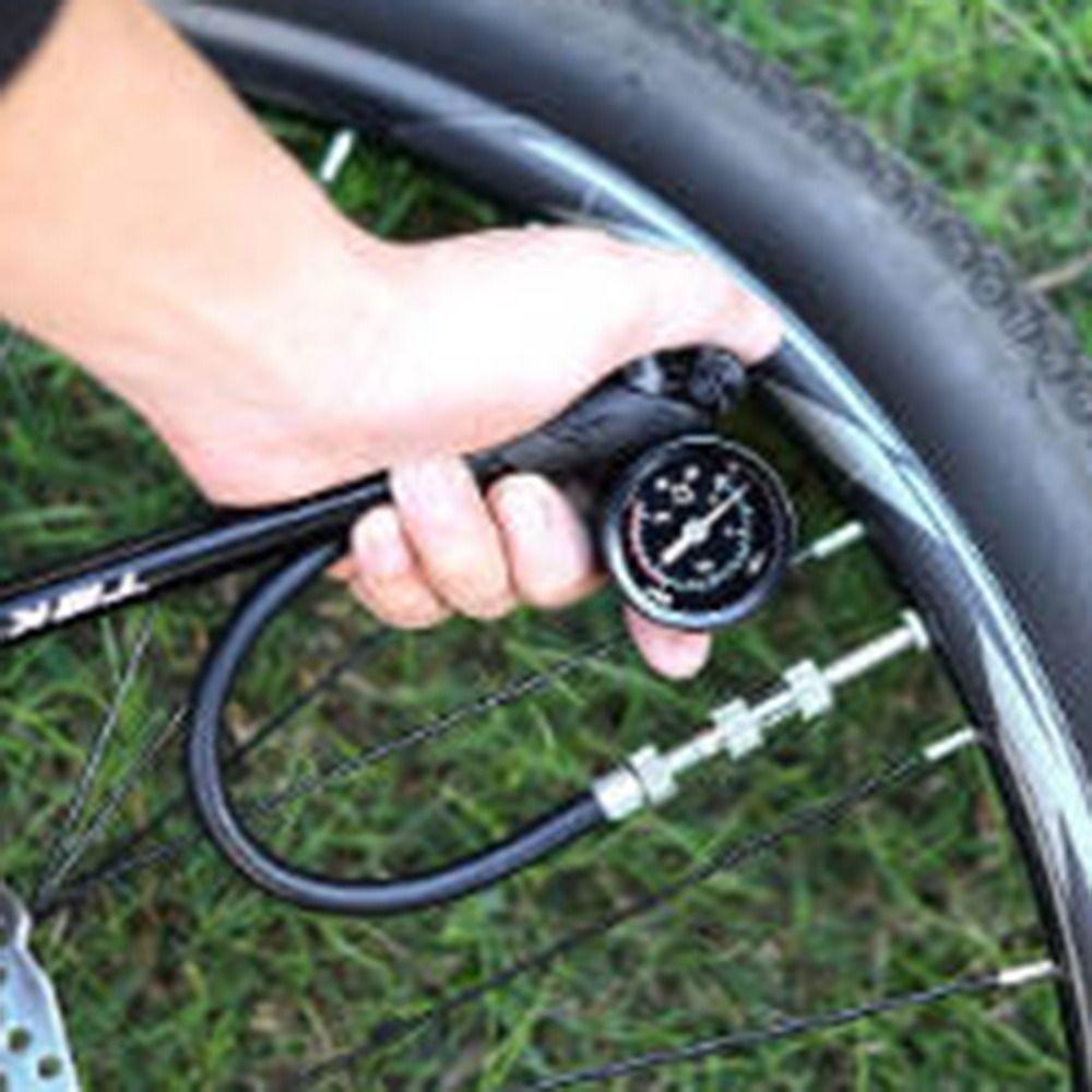 Presta/Schrader Valves Fork Pump Durable High Pressure Pump Portable Mountain Bike Pump MTB