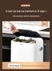 Premium Kitchen Trash Can with Lid, Pedal, and Waste Sorting