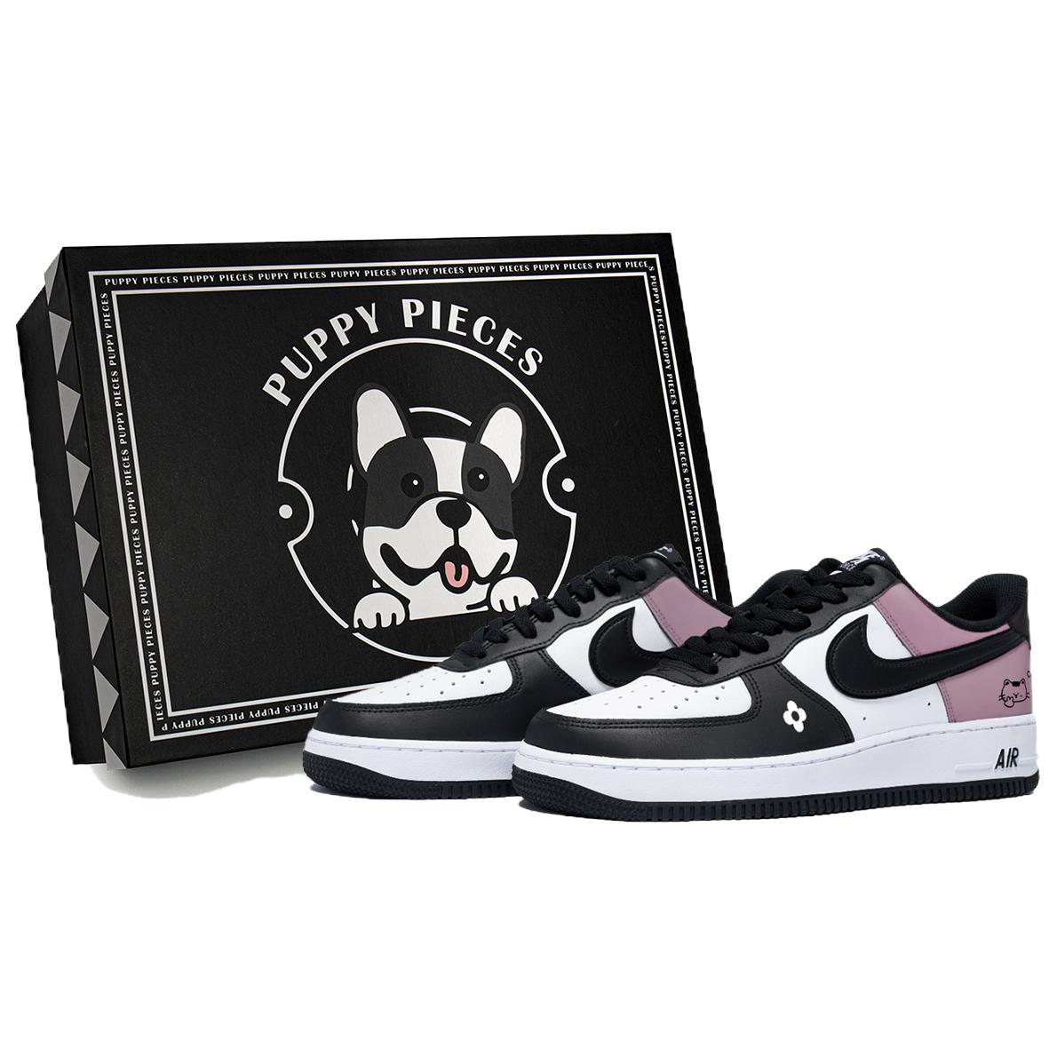 

Nike Air Force 1 Puppy Fragment, Special Shoe Box Low top Skateboard Shoes Unisex White DV0788-001(Team85-AS-BOX) 44