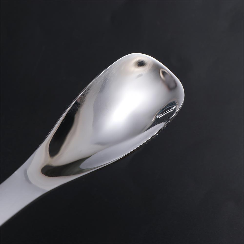 Stainless Steel Soup Spoon Silver Slotted Spoon Household Dessert Spoon Restaurant