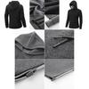 Stylish Loose Fit Long Sleeve Hoodie Sweatshirt With Skull Head Mask Print