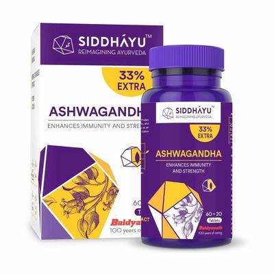 Siddhayu Ashwagandha Tablets, 80 Tablets