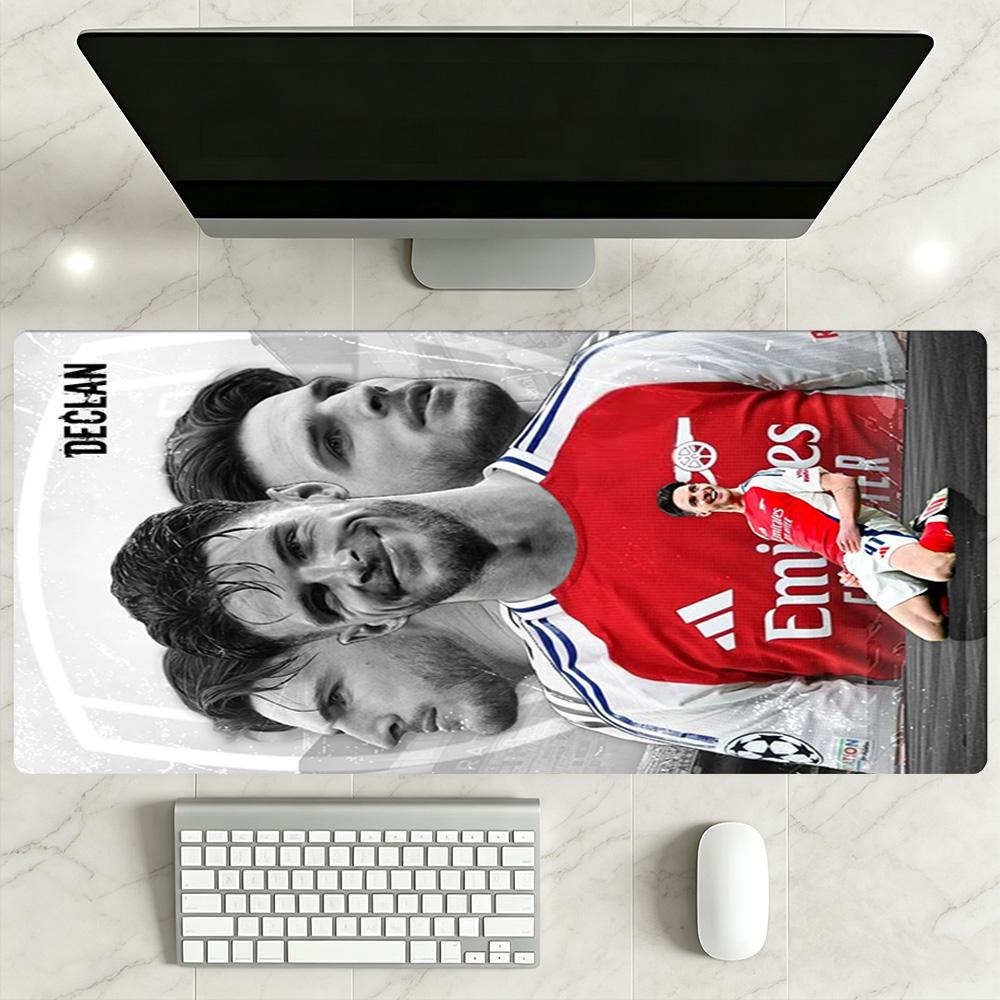 Arsenal Football Player Large Mouse Pad Gamer Mousepad Office Mouse Mats Non-Slip Rubber Bottom Computer Desk Office Decoration Accessory