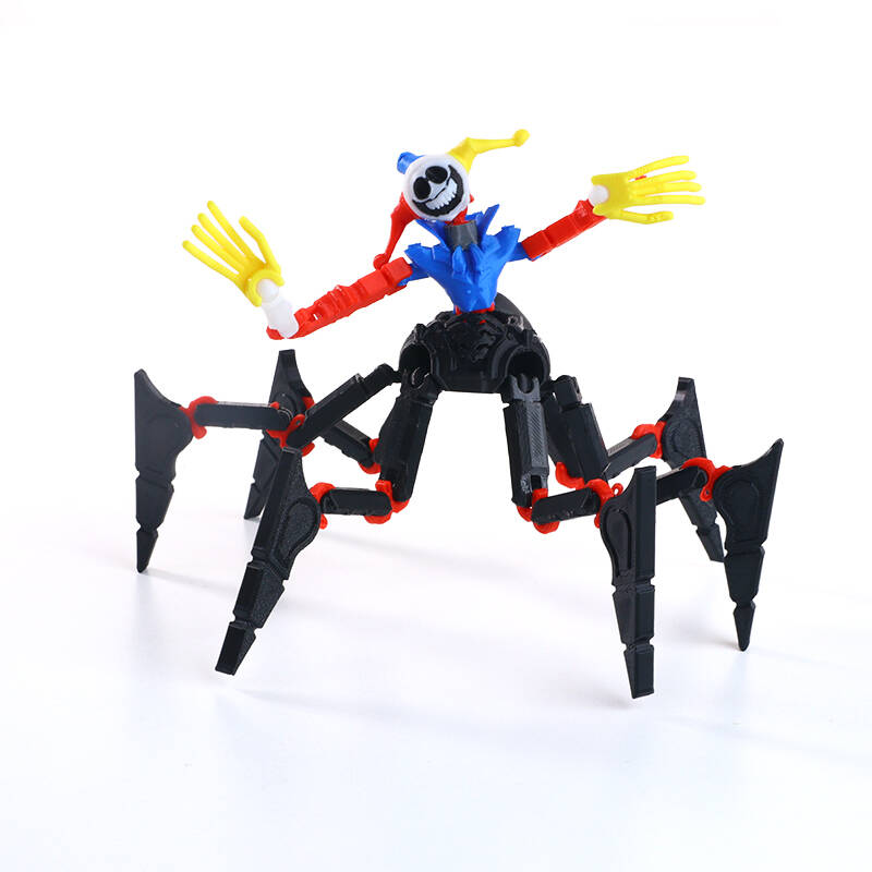 

3D Printed Horror Monster Action Figure Movable Joints Desktop Ornament Stress Relief Toy Gift for Game Fans