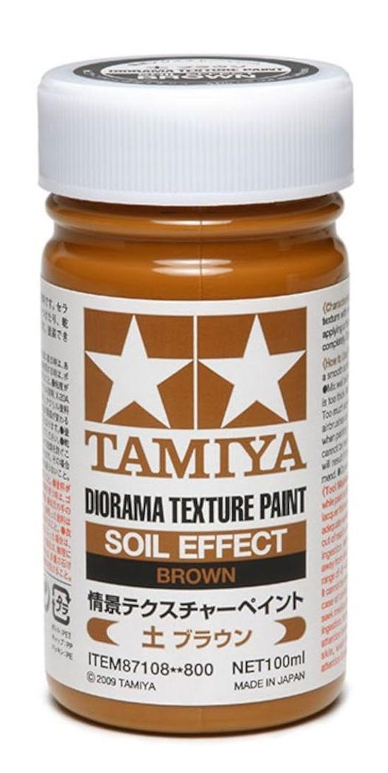 

Краска для макияжа TAMIYA Makeup Material Series Scenery Texture Paint 100 мл Модельная краска 87108 № 108 (Земляной коричневый)