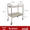 Stainless Steel Medical & Beauty Trolley - Mobile Storage & Instrument Cart