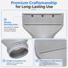 Mobile air conditioner exhaust pipe flat nozzle adapter Window air conditioner row trend adapter accessories flat nozzle adapter suitable for 13cm