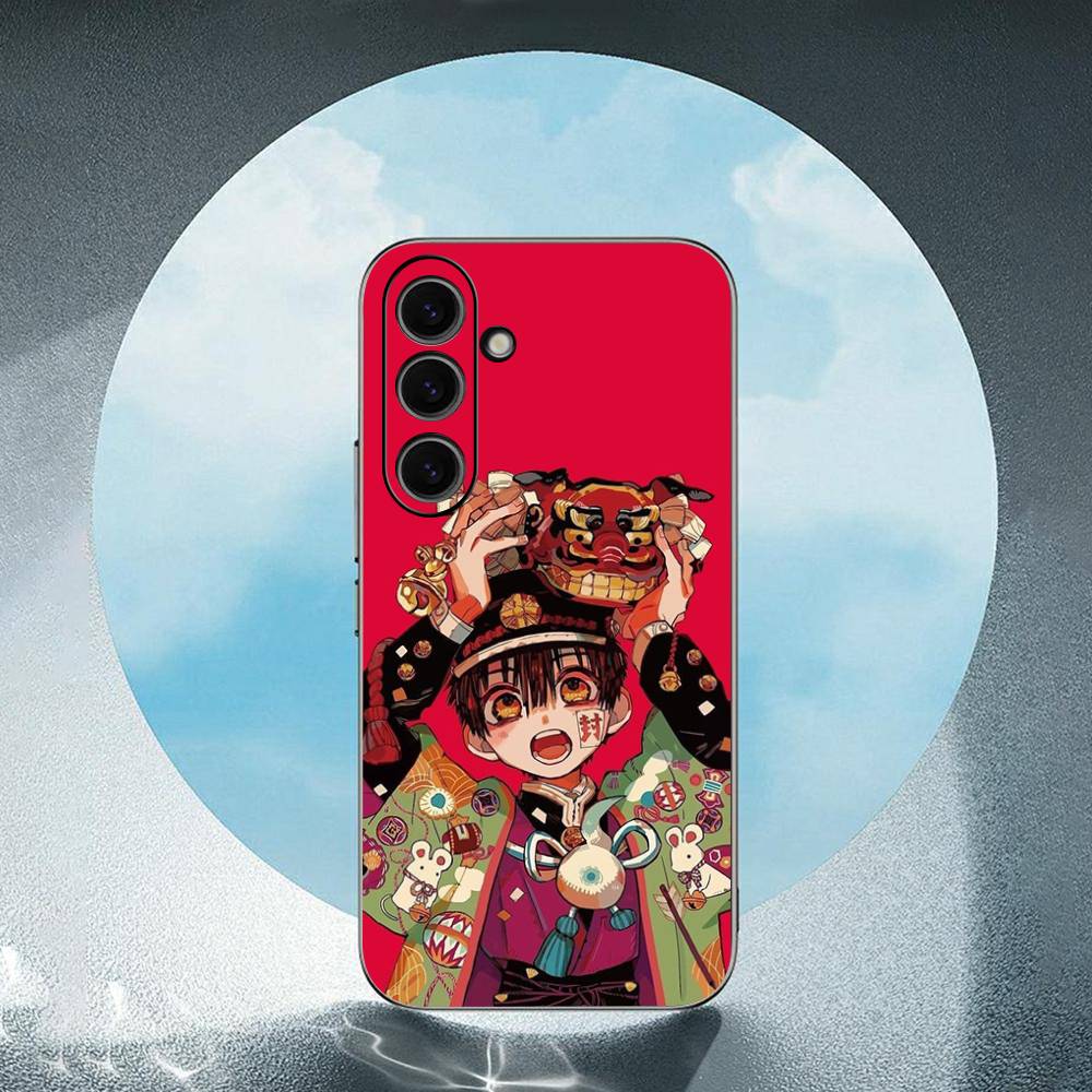 Animation Toilet Bound Hanako Kun Yugi For Samsung Galaxy S23 S24 S25 Ultra S22 Plus S21 Black Soft Case Waterproof Soft Case