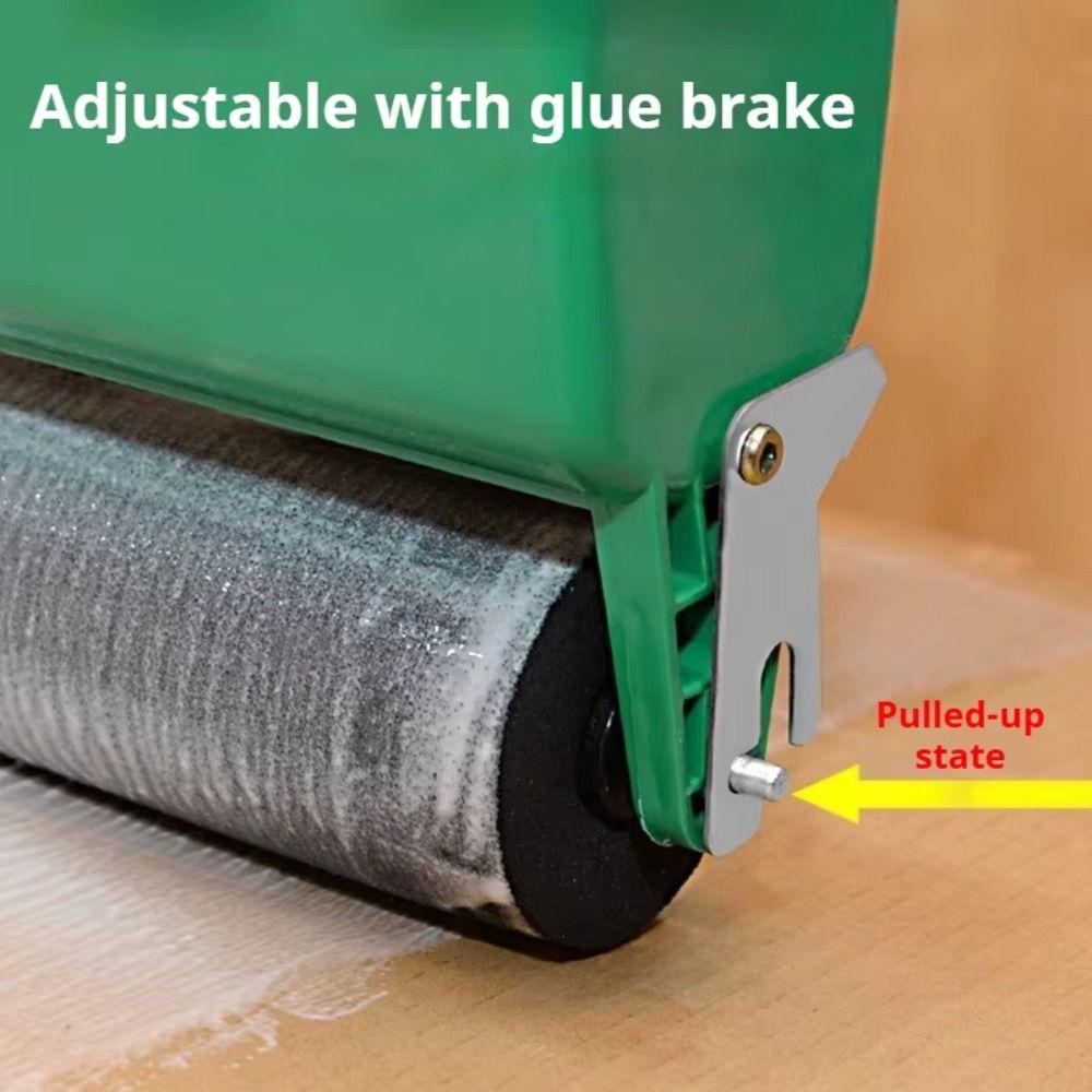 Foamed Rubber Wheel Manual Glue Machine Handheld Roller Type Glue Applicator  Woodworking