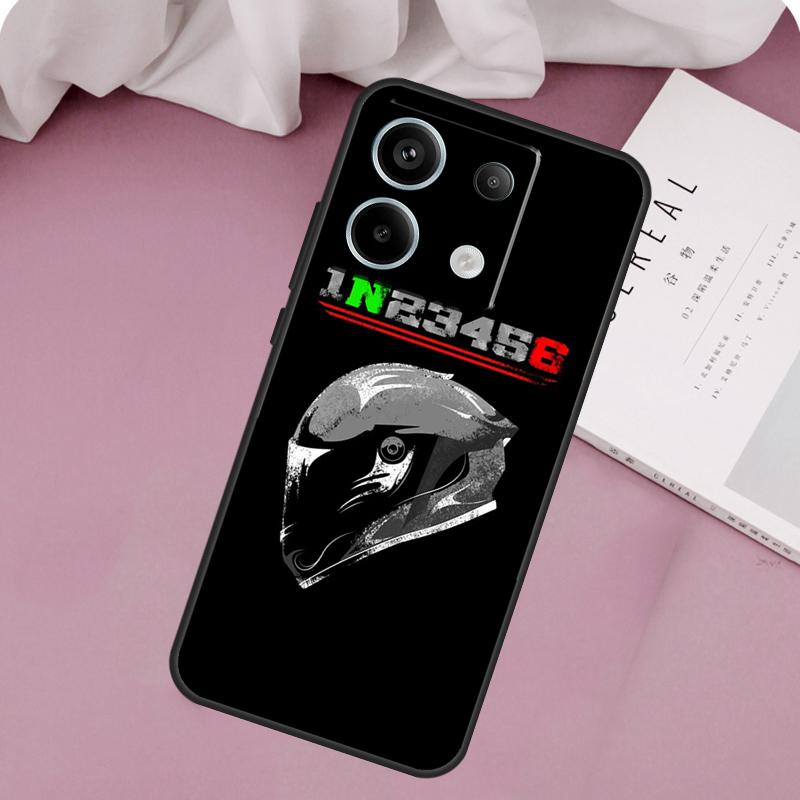 1N23456 Motorcycle Case For Redmi Note 13 Pro 9 10 11 12 Pro Plus 9S 10S 11S 12S Cover For Redmi 12C 10C 13C