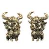 Mini Messing Chinesische Qilin Figuren Mit Exquisiten Geschnitzten Details Perfekt Für Home Office Schreibtisch Dekoration Sammlung Geschenk