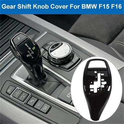 Gałka zmiany biegów do samochodu pokrywa dźwigni naklejki dla BMW X5 F15 2014 2015 2016 2017 2018 RHD/LHD dźwignia zmiany biegów Panel uchwytu wymiana wykończenia