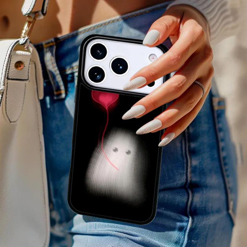 There's A Ghost Phone Case For iPhone 17 Air 14 15 13 12 Max Cover For Apple 16e 11 Pro Max Plus Coque