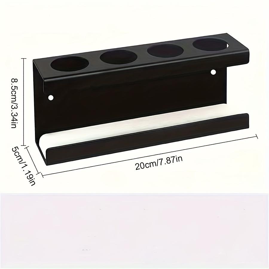 Toothbrush Holder Stand, Electric Toothbrush Organizer for Bathroom with Diatomite Base, 4-Slot Storage Box, Multi-Functional Brush & Paste Rack