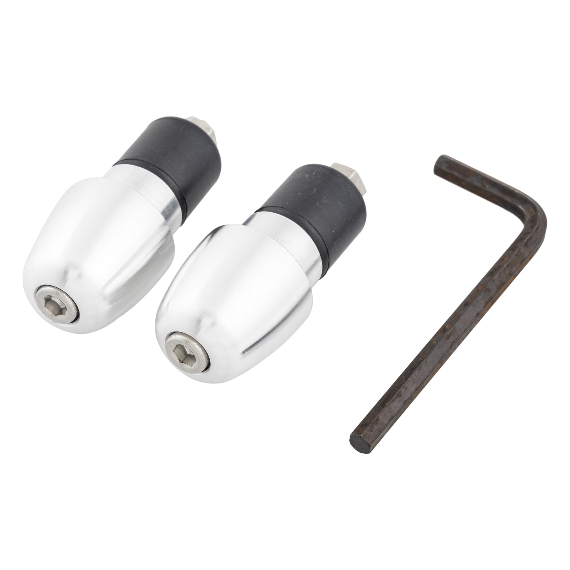 Kijima Motorcycle Parts Bar End Handlebar Inner Diameter 21mm Universal Silver HD-04802