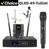 QLXD-KSM9-Fullset 500/600MHz Professional Wireless Microphone UHF Metal Handheld Condenser True Diversity Stage Performance