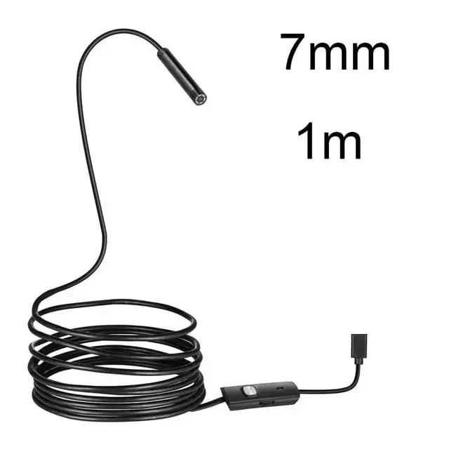 New 8mm 1080P HD USB Endoscope Camera – 8 LED, 1/2/5M Flexible Waterproof Cable, Borescope for Android & PC