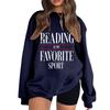 Women's Reading Is My Favorite Sport Sweatshirt