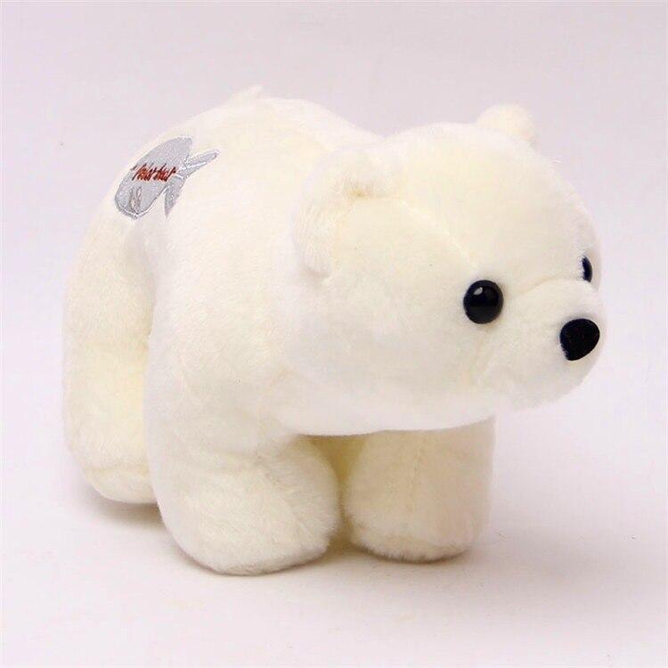 Children's Plush Toy Polar Bear White Solid Stuffed Doll