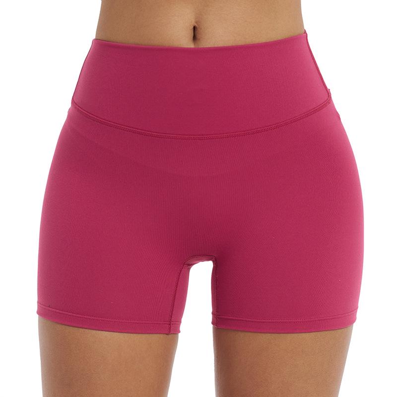Women's High Waist Tummy Control Yoga Shorts - Butt Lifting, Knit Tight, Ideal for Running and Sports