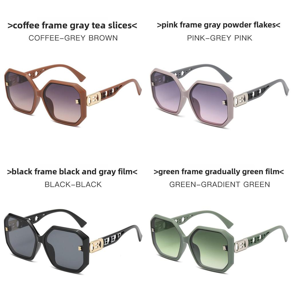 B Home Square Frame Sunglasses With Pink Pc Lenses For Casual Street Style And Travel