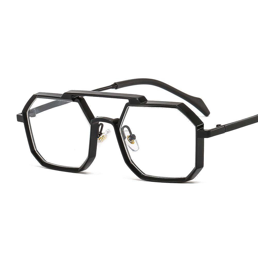 Punk Metal Polygon Sunglasses Men and Women Personality European and American Fashion Sunglasses