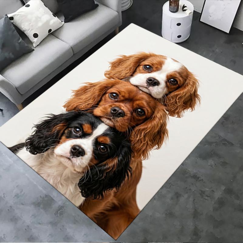 

2025 New Three Puppies Carpet Rug for Living Room Bedroom Home Sofa Decoration,Kids play Non-slip Floor Mat139 40x60cm( 15x23in )