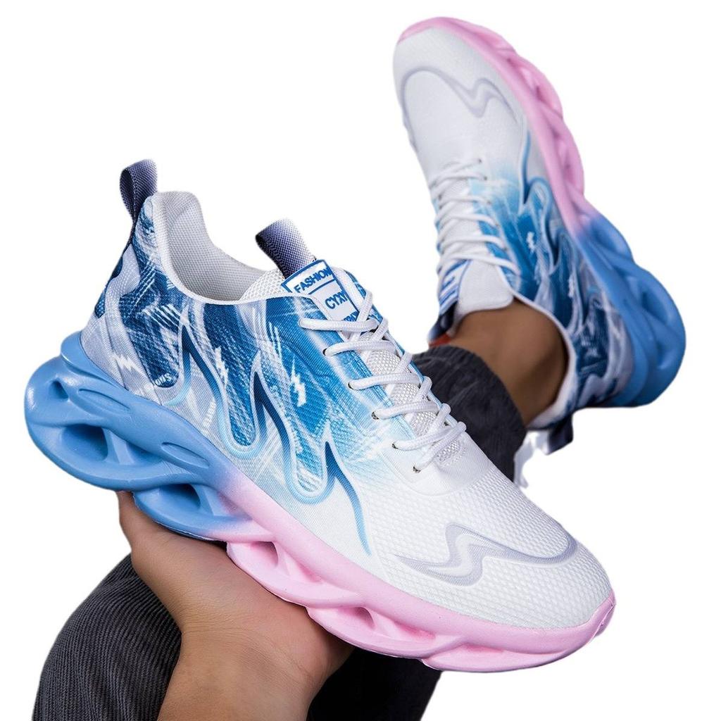 2025 New Mesh Large Size Dad Shoes Men's Shoes Casual Cold Sticky Shoes Low Top Lightweight Fashion Sports Shoes