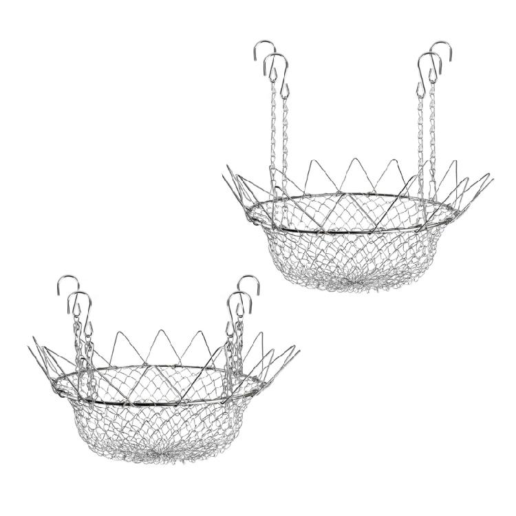 

2 Items Durable Plant Holder Additions For Raised Presentation In Tall Vessels Including Secure Edge Attachments 1