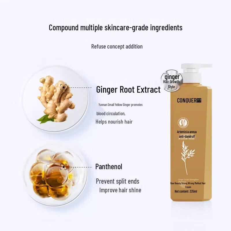 Conquer Ginger Strong Refreshing Hair & Body Wash Set