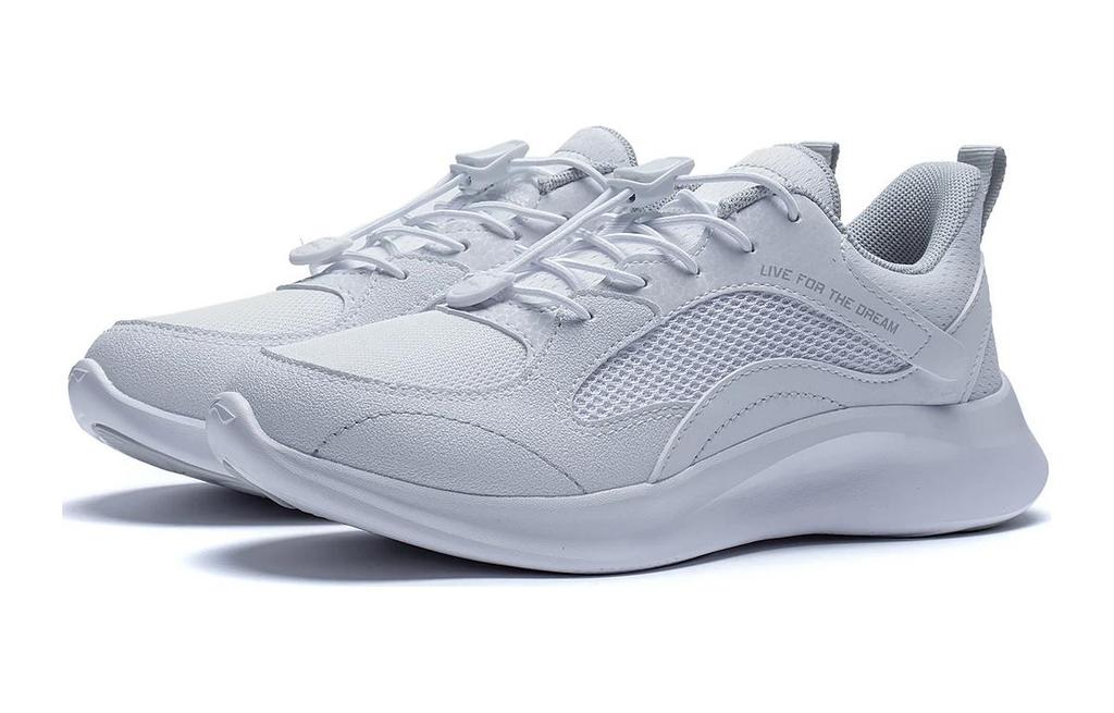 Li Ning YOUNG Sports Life Collection Antelope 3.0 Synthetic Leather Slip Resistant Low top Kids Lifestyle Shoes White YKCT032-3