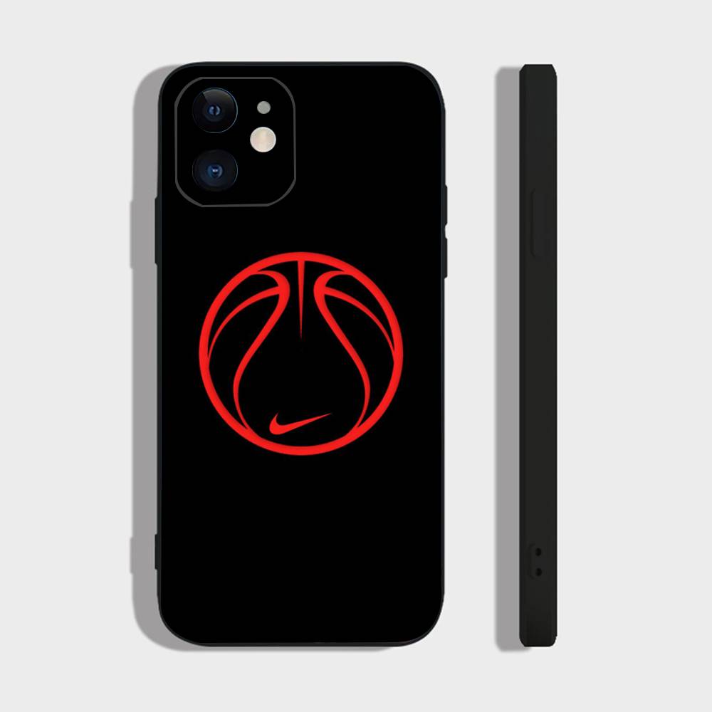 Basketball Phone Case For IPhone 17 Air 16 15 14 13 Pro Max 11 12 Black Silicone Cover