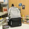 Schoolbag1011 New Korean Version Backpack Large Capacity Junior High School High School Student Schoolbag Women's Niche Fashion Versatile Travel 