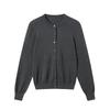 Jingdong Jizao Women's 100% Wool Knitted Cardigan Jacket