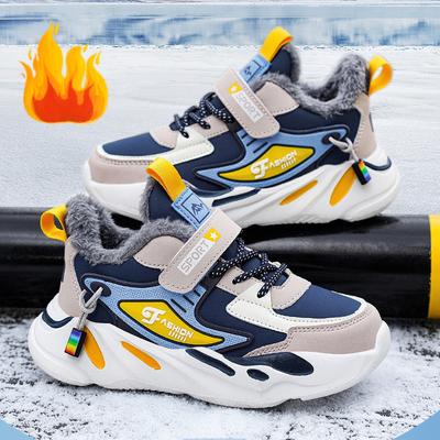 Kinderen basketballaarzen jongens sneakers voor kinderen casual sportschoenen kinderen jongens meisjes sport hardlopen pluche warme sneakers