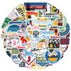 50 American New Jersey Graffiti Stickers Guitar Notebook Suitcase DIY Waterproof Stickers