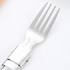 Stainless Steel Folding Spoon Fork Cutter Straw Brush Outdoor Camping Picnic Hiking Collapsible Cutlery Flatware Utensils
