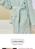 Coral Velvet Thickened Women's Bathrobe, Long Soft Nightgown, Couple's Robe, Comfortable Homewear