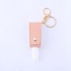 T-Shaped Leather Hand Sanitizer & Perfume Keychain Case with Spray Bottle