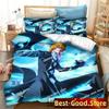 Anime Bleach Thousand-Year Blood War Bedding Set Printed single Comforter Duvet Cover Pillow Case 3 Pieces Sets Kids Adult Size
