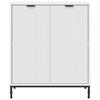 Sideboard White 69.5 X 33 X 82 Cm Engineered Wood