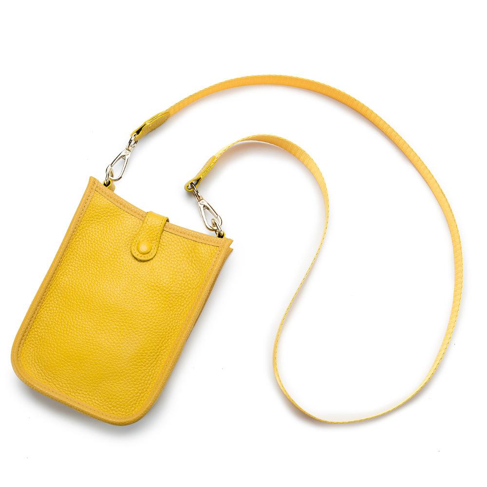 

Mini bucket bag trendy women s bag fashionable, versatile small square bag shoulder mobile phone bag soft leather bag light walking bag жёлтый
