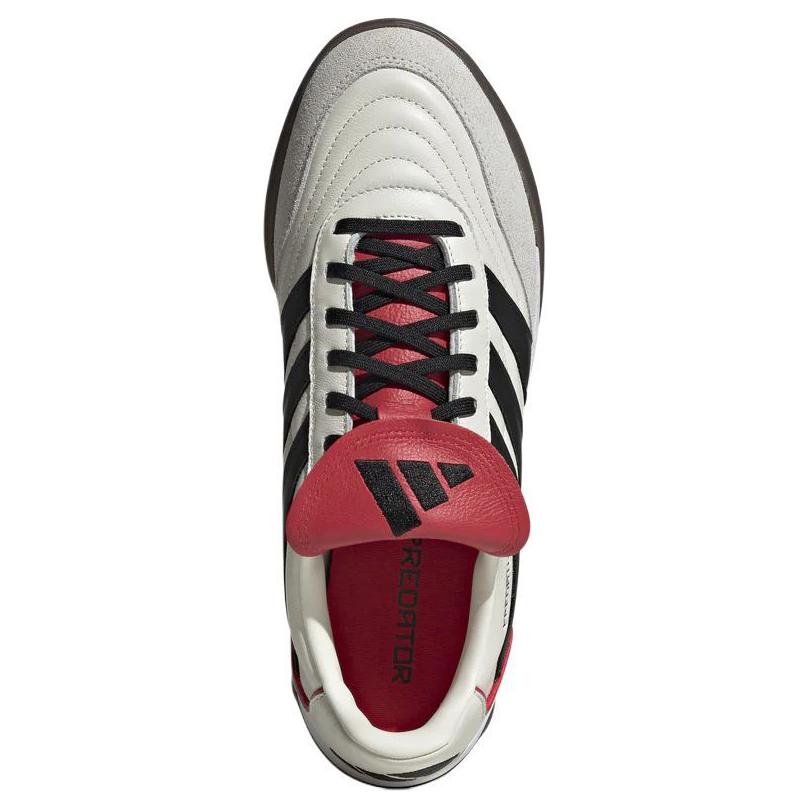 Adidas Predator Turf Trainer Comfortable Durable Non-Slip Wear-Resistant Soccer Shoes Men Soccer Shoes White Black JH8895