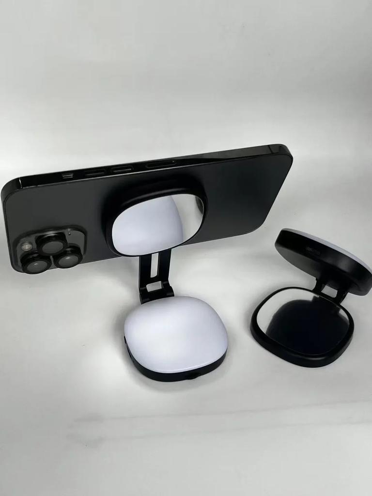 Magnetisches Selfie-Licht für MagSafe iPhone 360° LED-Ringleuchte mit Spiegel Ideal für Selfies, Vlogs und Videoanrufe