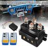 NEW 12V 500A HD Contactor Winch Control Solenoid Relay Twin Wireless Remote Recovery 4x4 For Jeep ATV SUV Car Accessories