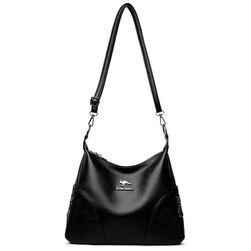 Simple and Large Capacity Pu Leather Handbag, New Women's Tote Bag, Casual Shoulder Bag, Fashionable Solid Color Crossbody Bag